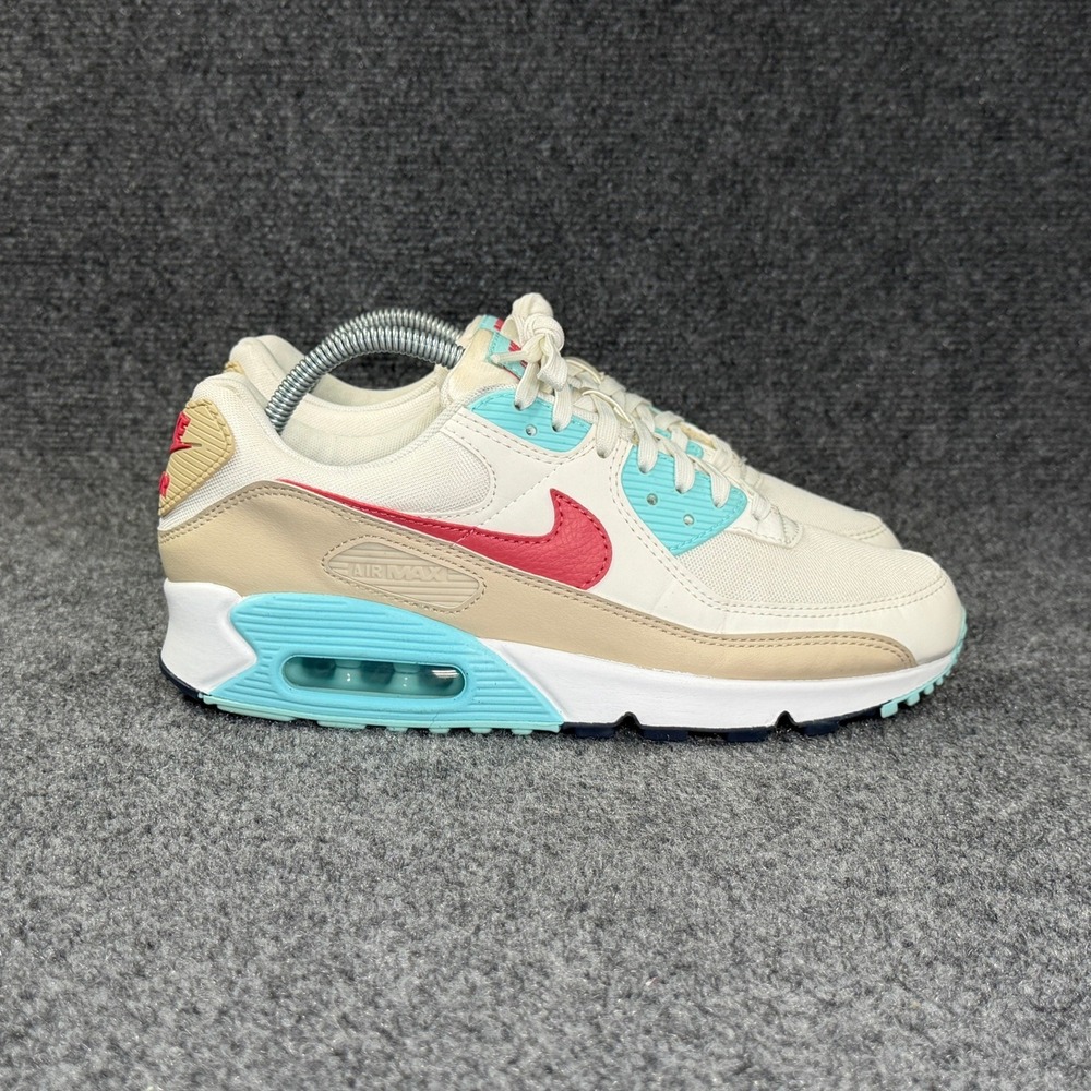 Nike Air Max 90 Athletic Shoes Women's 10 Sail‎ Copa Gypsy Rose Retro Running